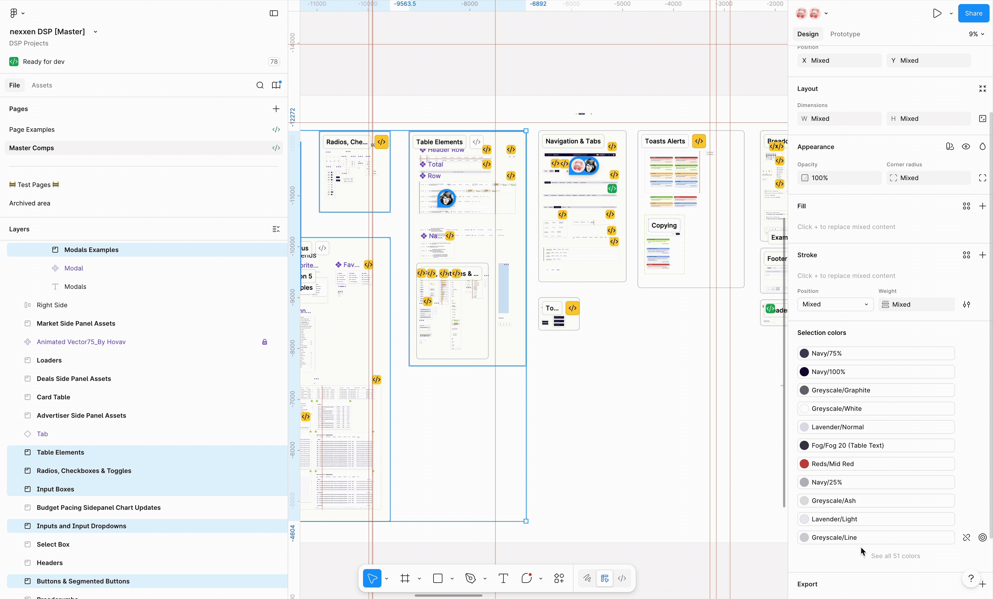 Audit output: color value inventory and duplication map across product surfaces